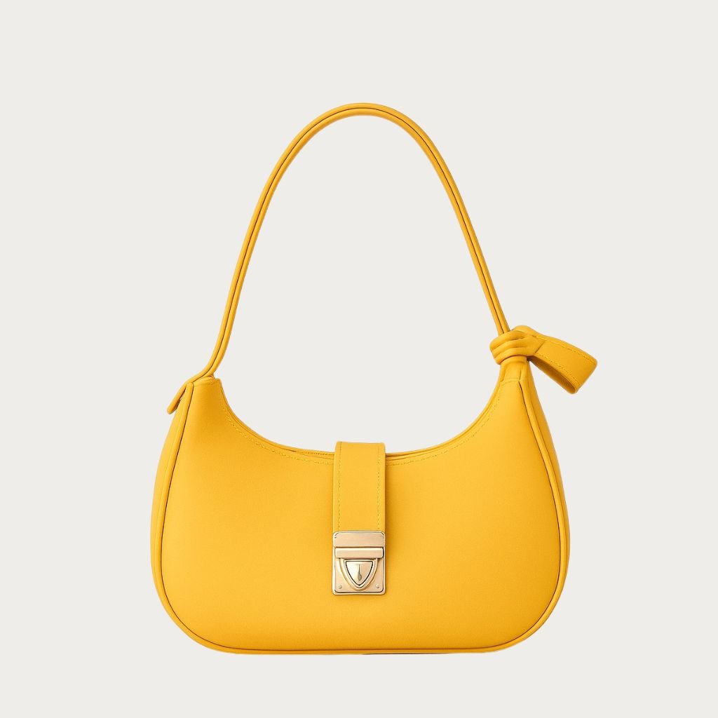Elegant Latest Yellow Shoulder Ladies Bag